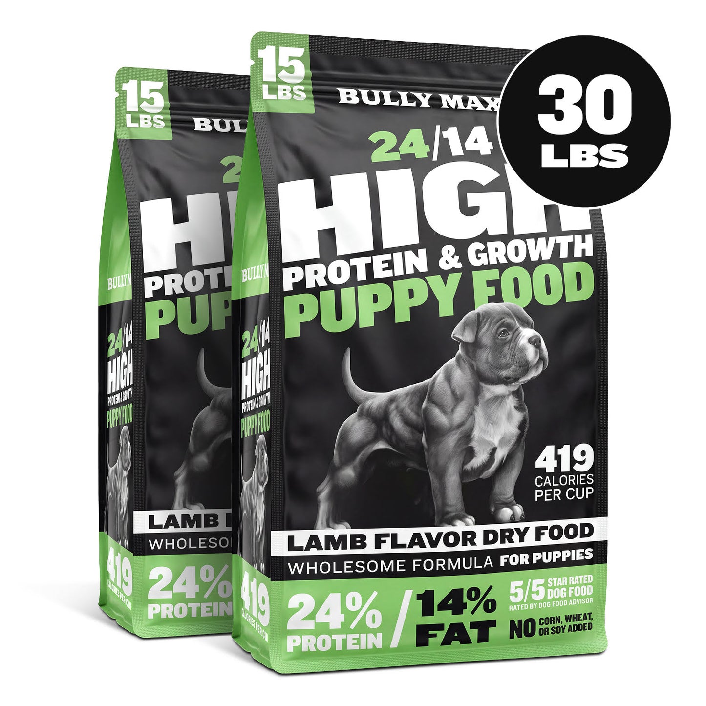 Bully Max 24/14 High Protein & Growth Puppy Food