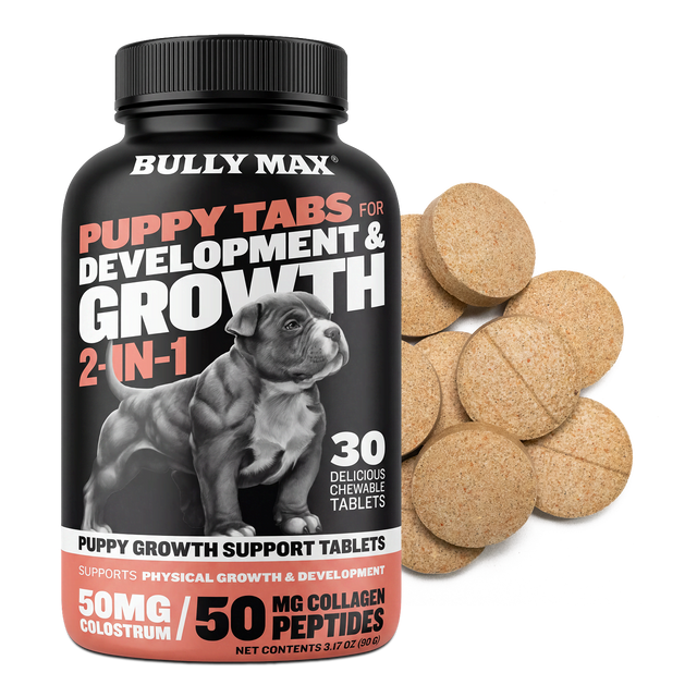 Bully Max Puppy Tabs for Development & Growth