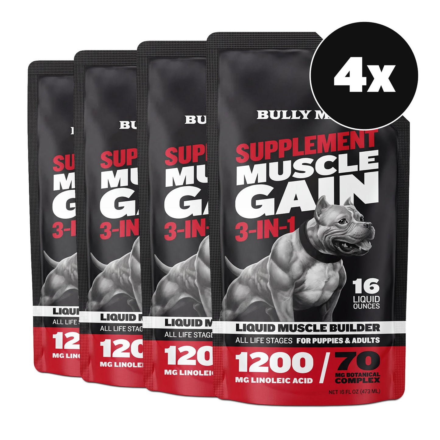 Bully Max Liquid Muscle Gain Supplement