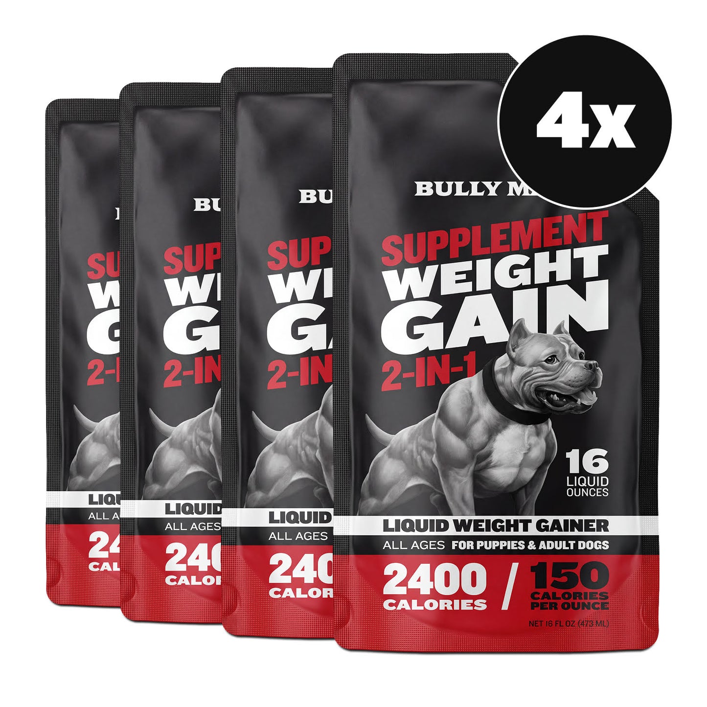 Bully Max Liquid Weight Gainer 2-in-1