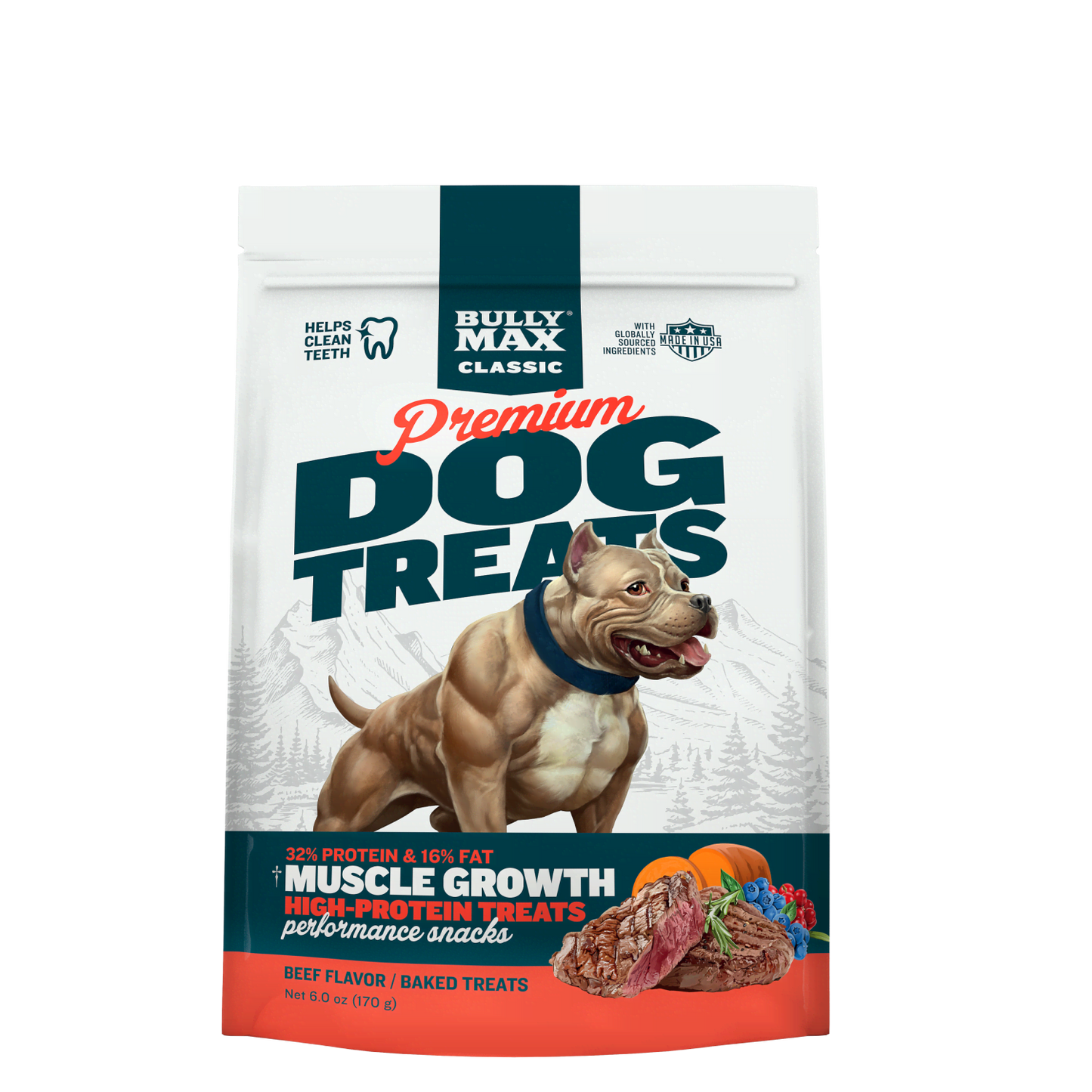 Bully Max Classic Premium High-Protein Beef Dog Treats