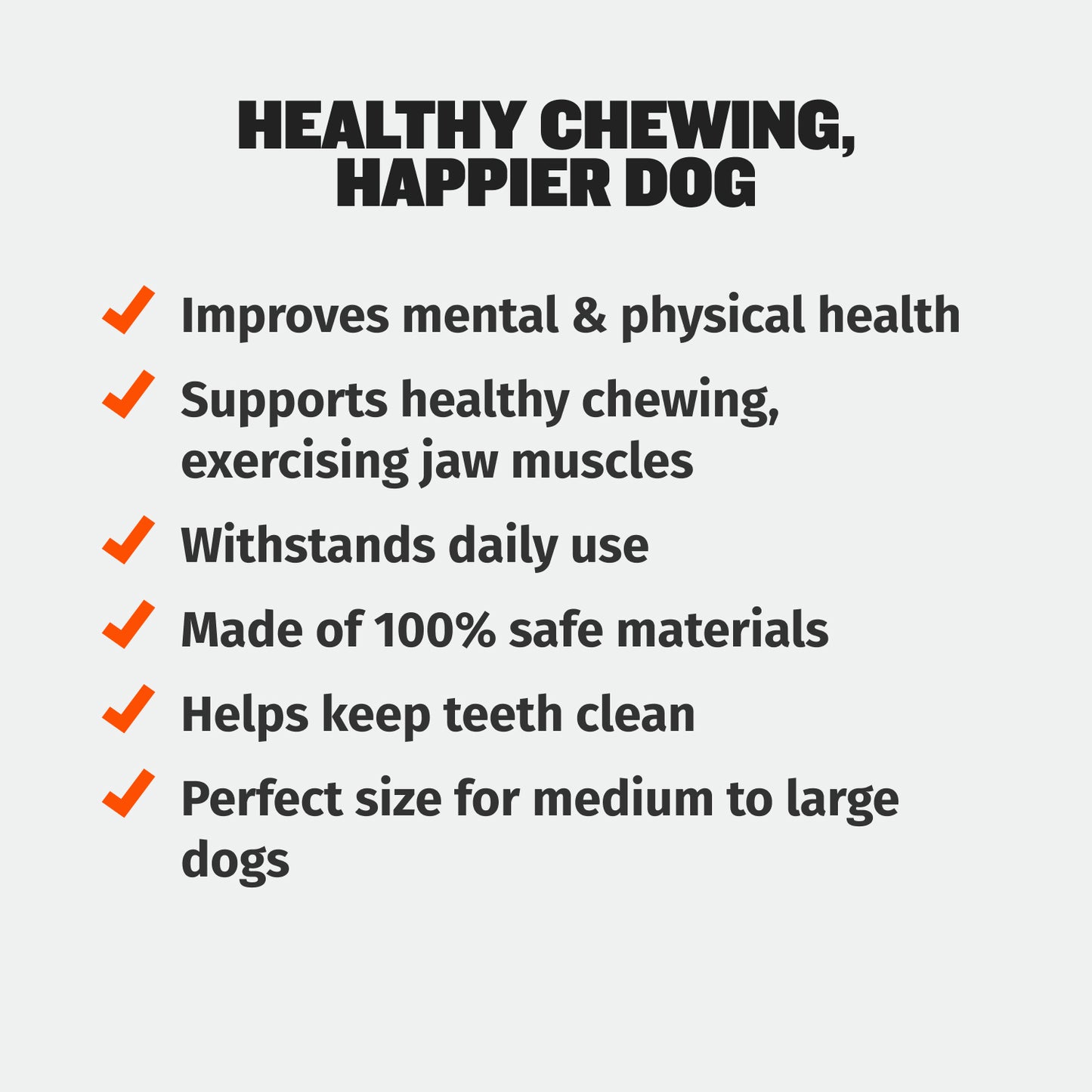 Heavy Duty Tough Chew Ring Toys
