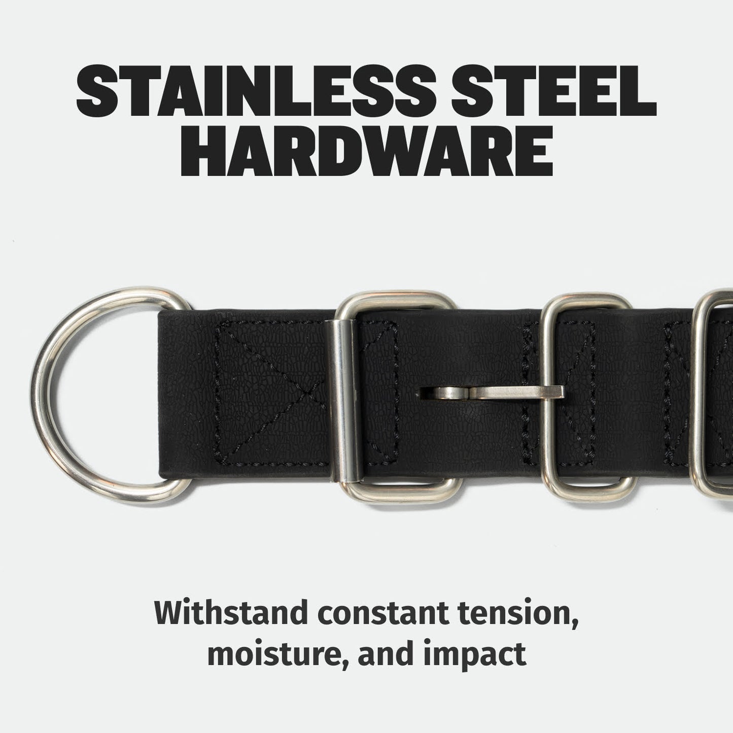 Extra Heavy Duty Dog Collar (Black)