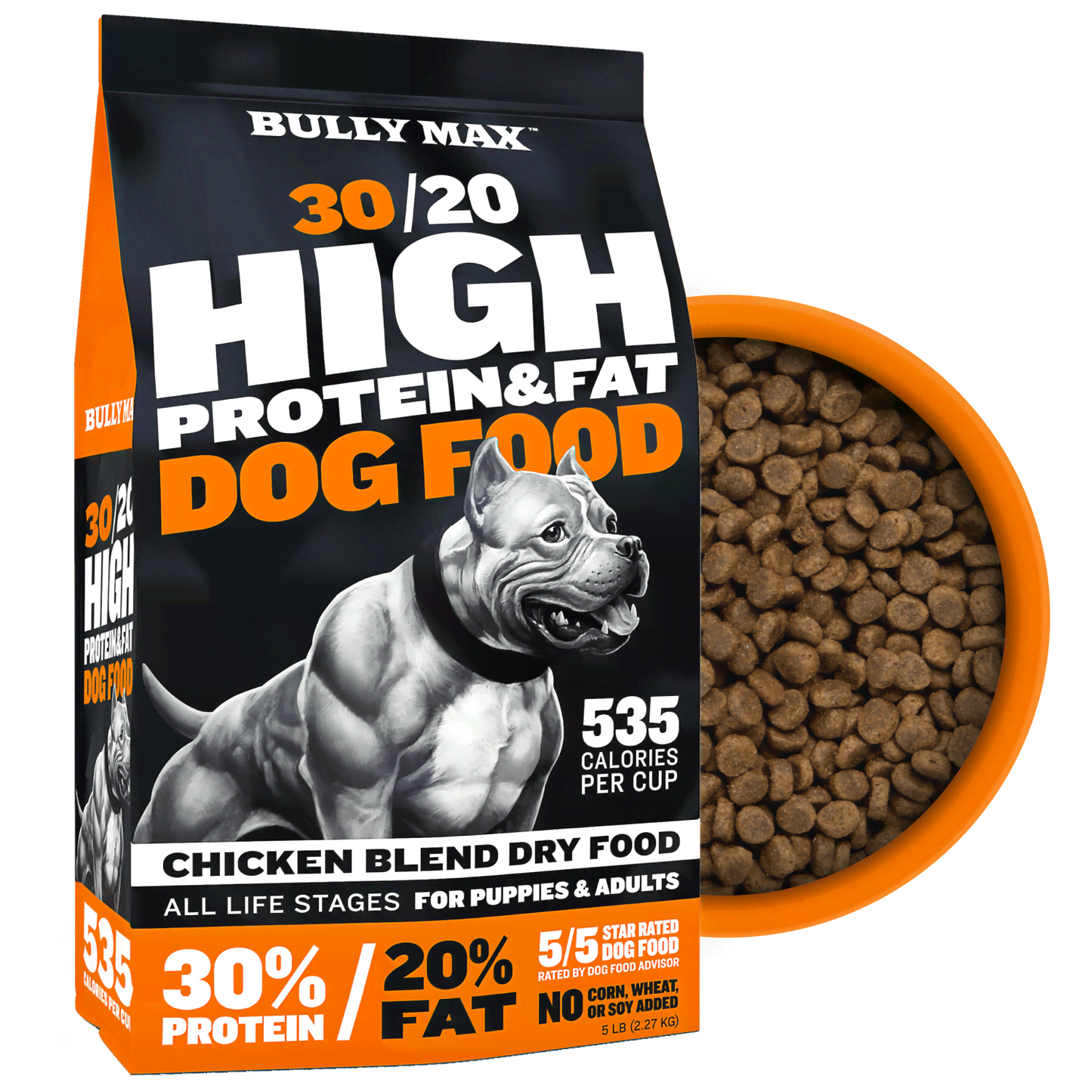 Bully Max 30/20 High Protein Chicken Dog Food