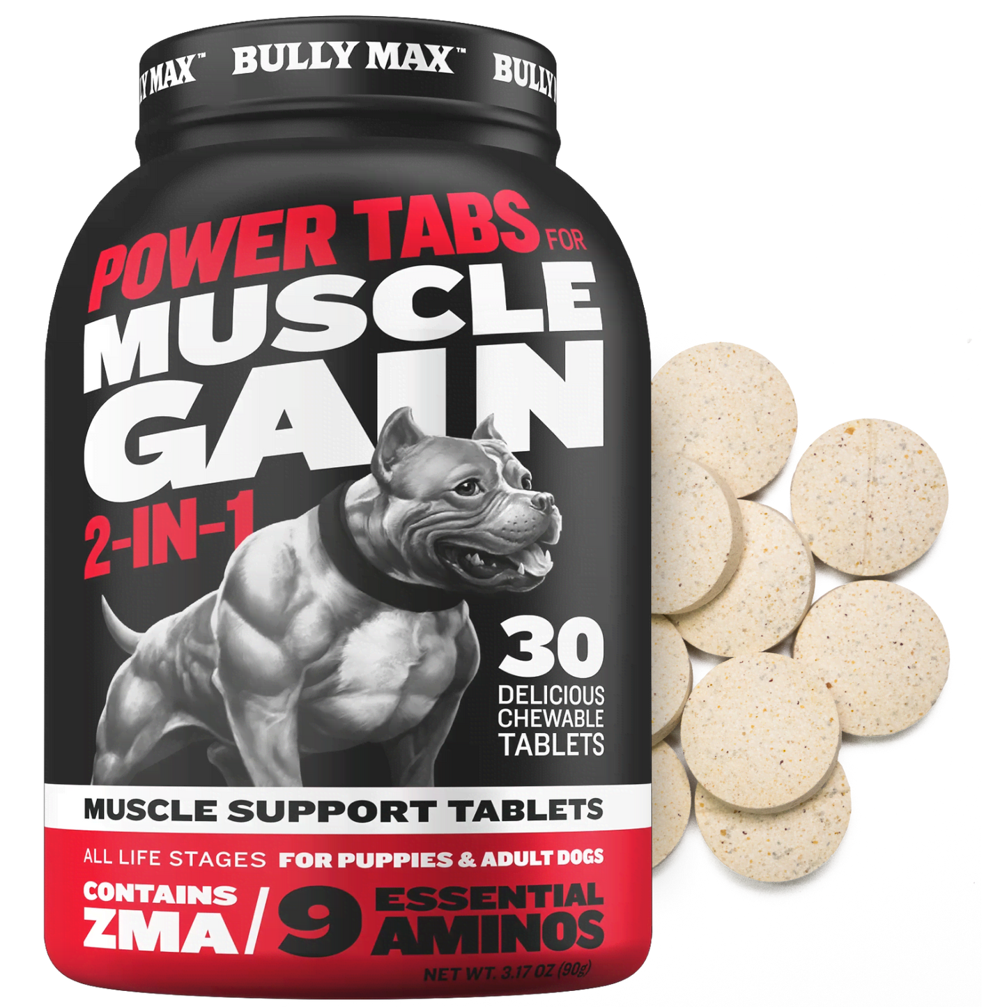 Bully Max Power Tabs for Muscle Gain