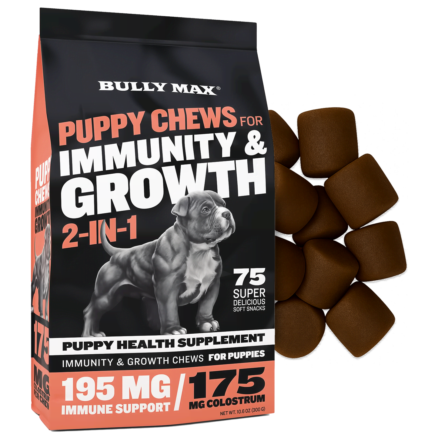 🎁 Bully Max Puppy Chews for Immunity & Growth (100% off)