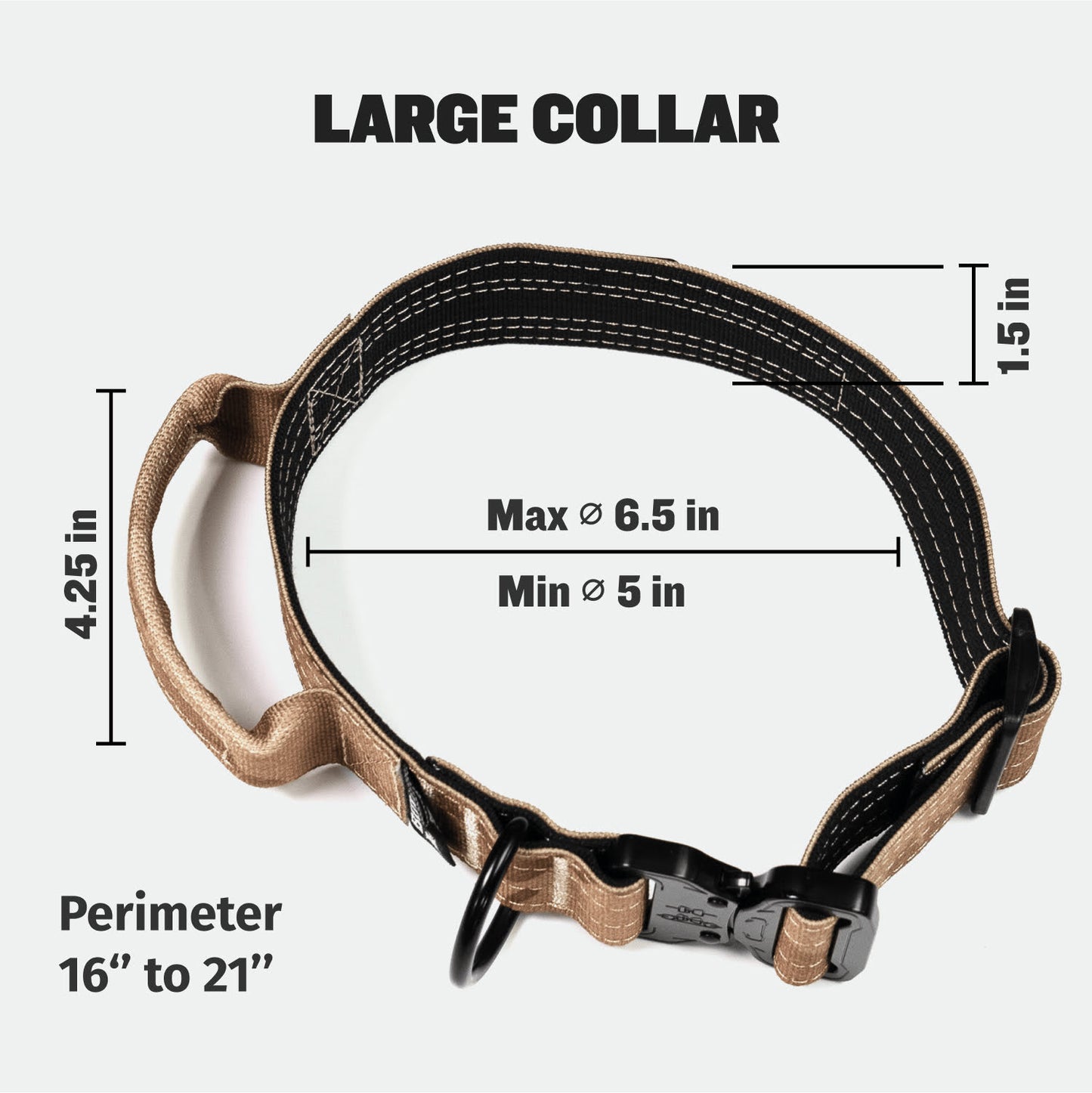 Tactical Dog Collars (Desert Camo)