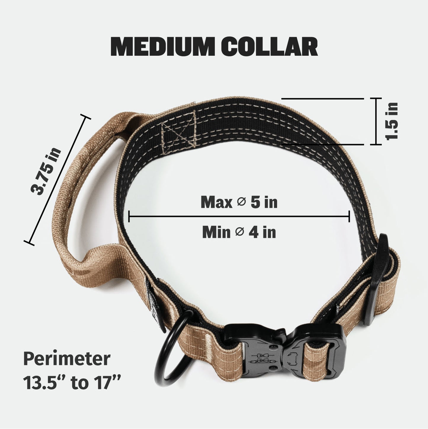 Tactical Dog Collars (Desert Camo)