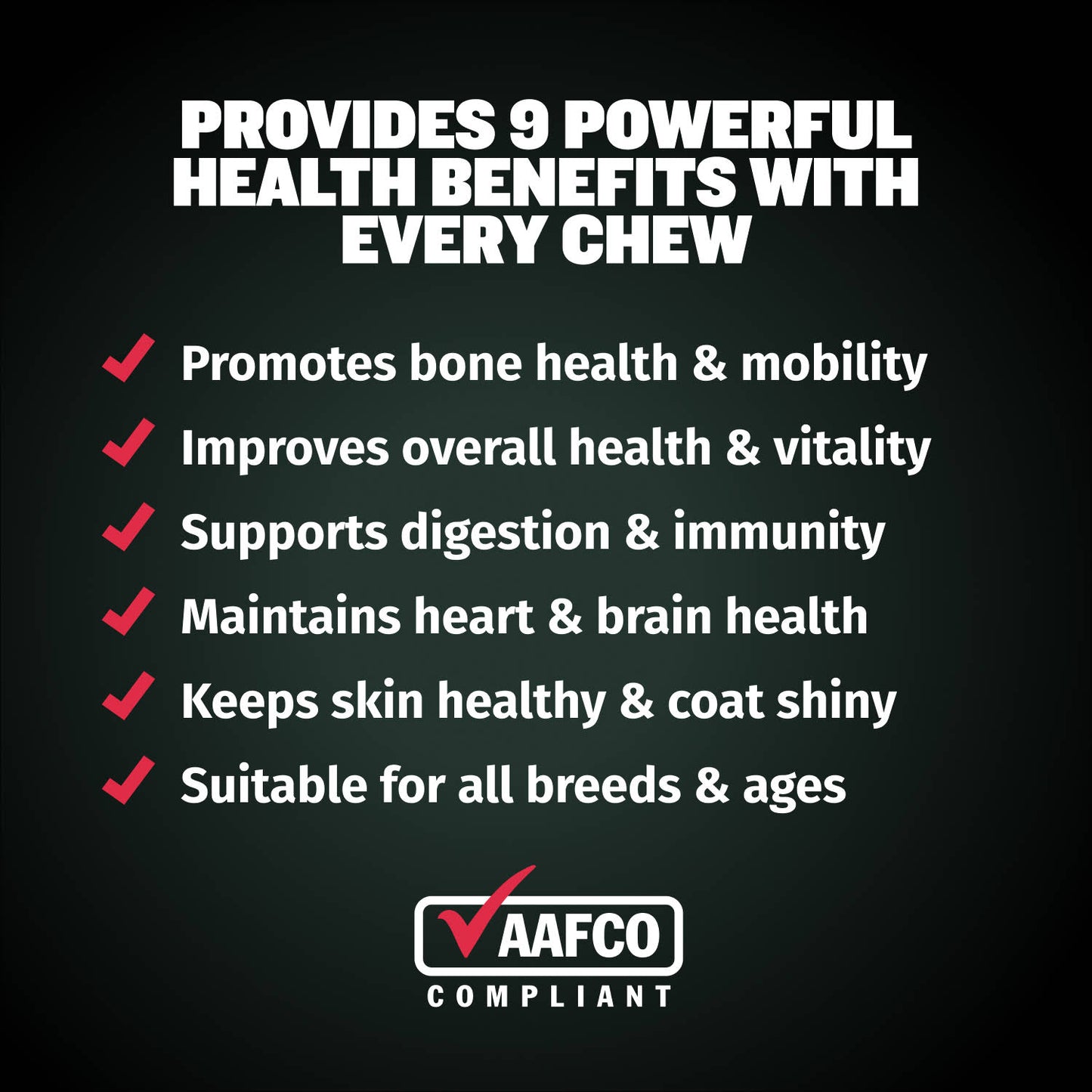 Bully Max Vitality Chews for Allergies, Joints, & Daily Vitamins