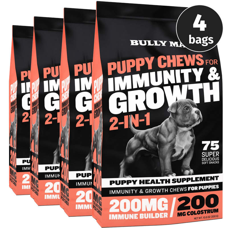 Bully Max Puppy Chews for Immunity & Growth