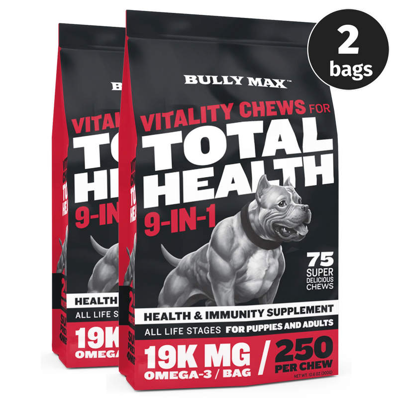 Bully Max Vitality Chews for Allergies, Joints, & Daily Vitamins