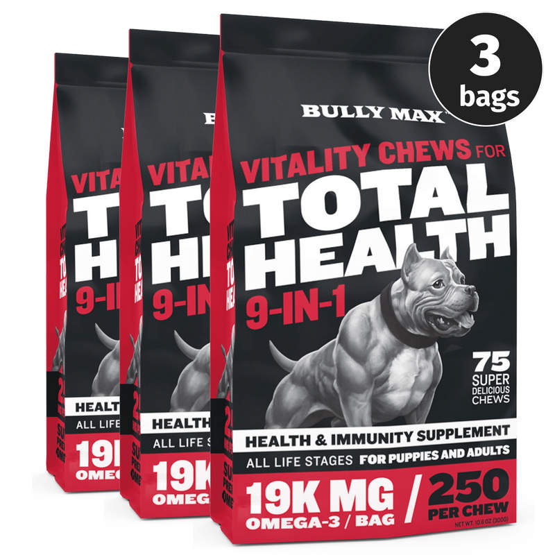 Bully Max Vitality Chews for Allergies, Joints, & Daily Vitamins