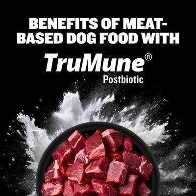 Benefits of meat-based dog food with trumune featured image