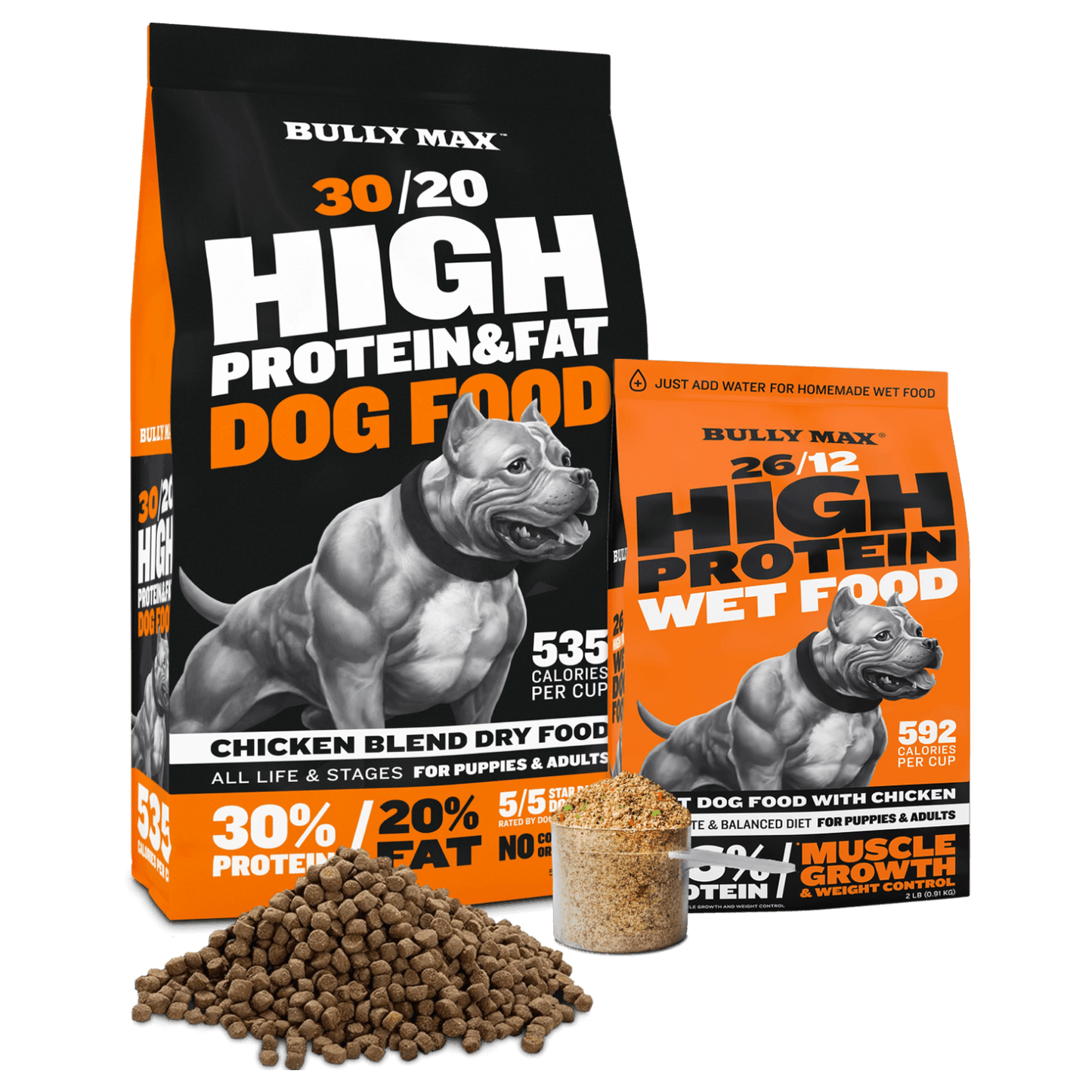Bully max dog hot sale food for puppies