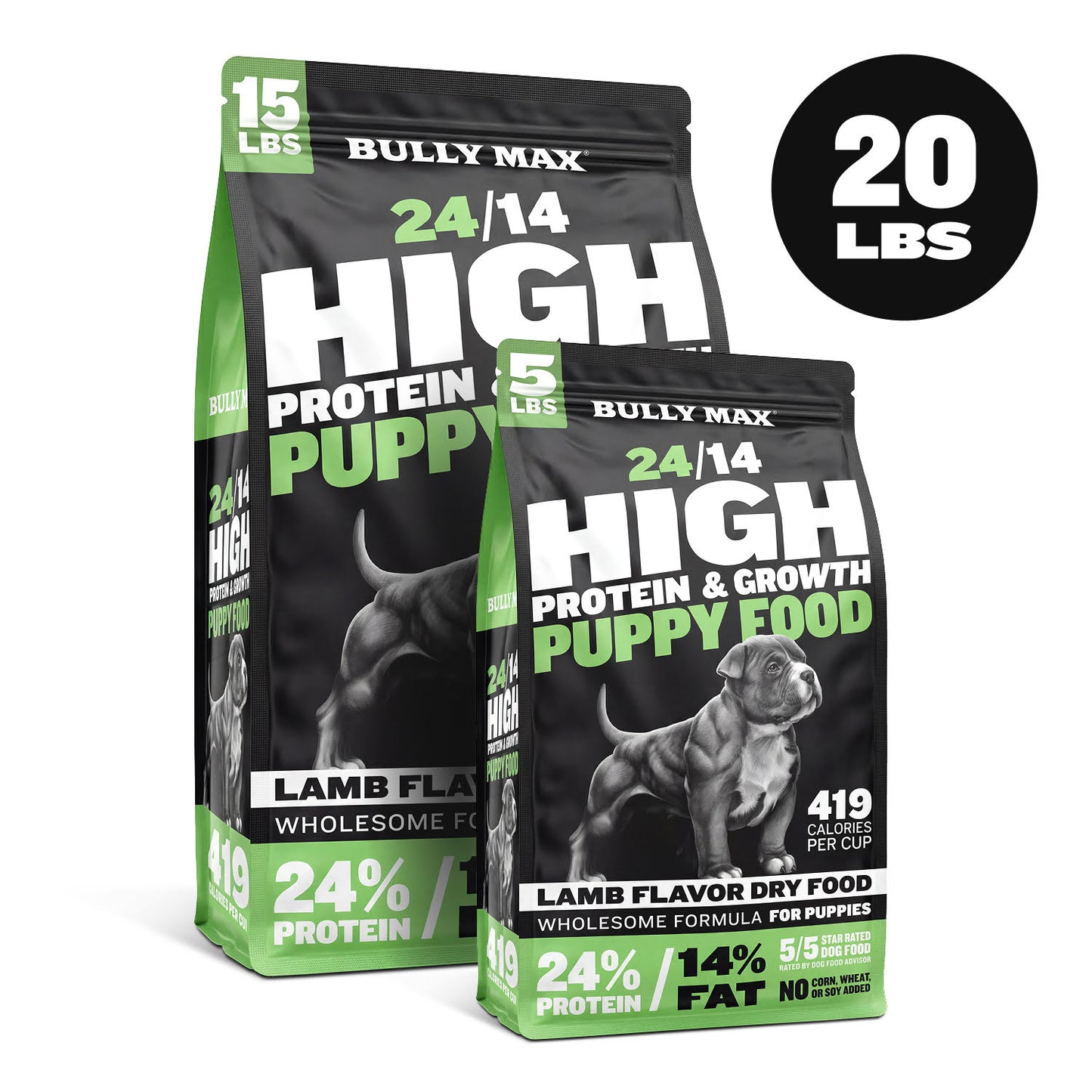 Bully Max 24/14 High Protein & Growth Puppy Food