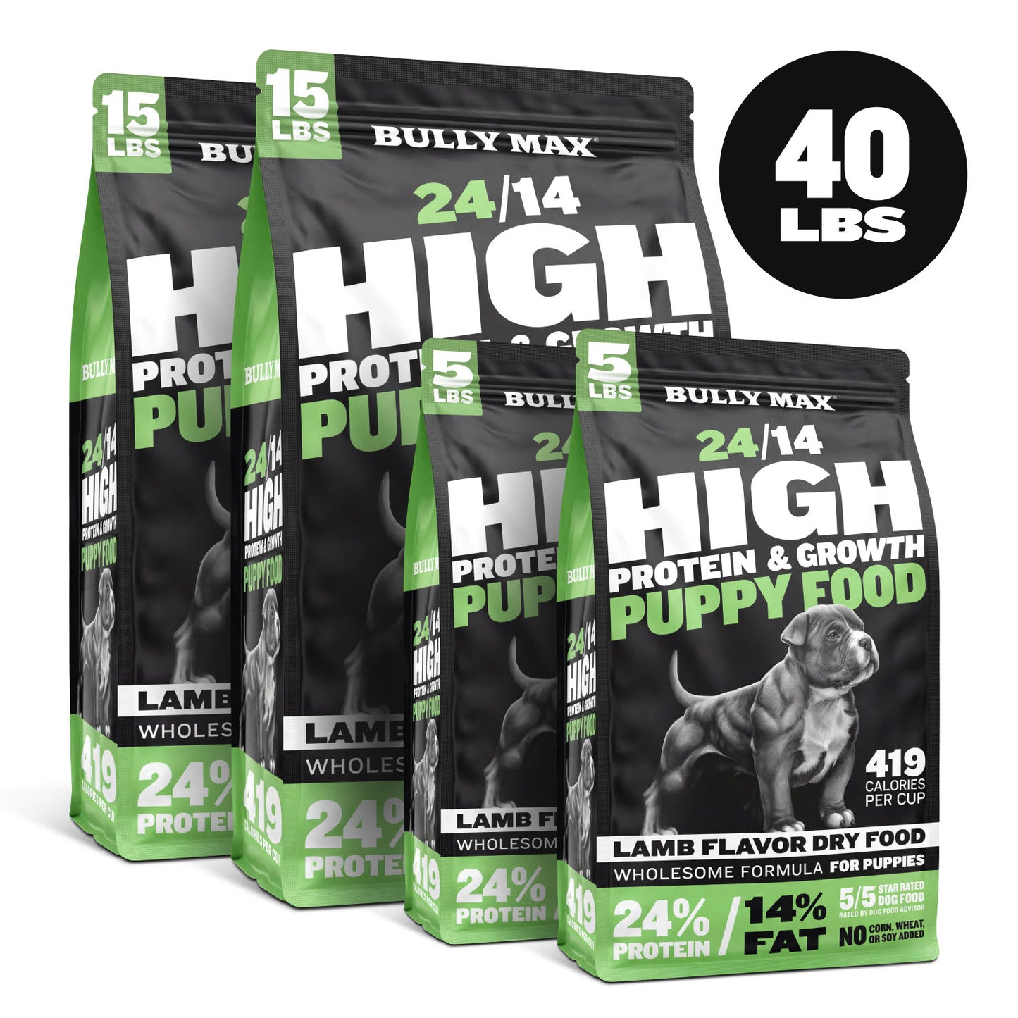 Bully Max 24/14 High Protein & Growth Puppy Food