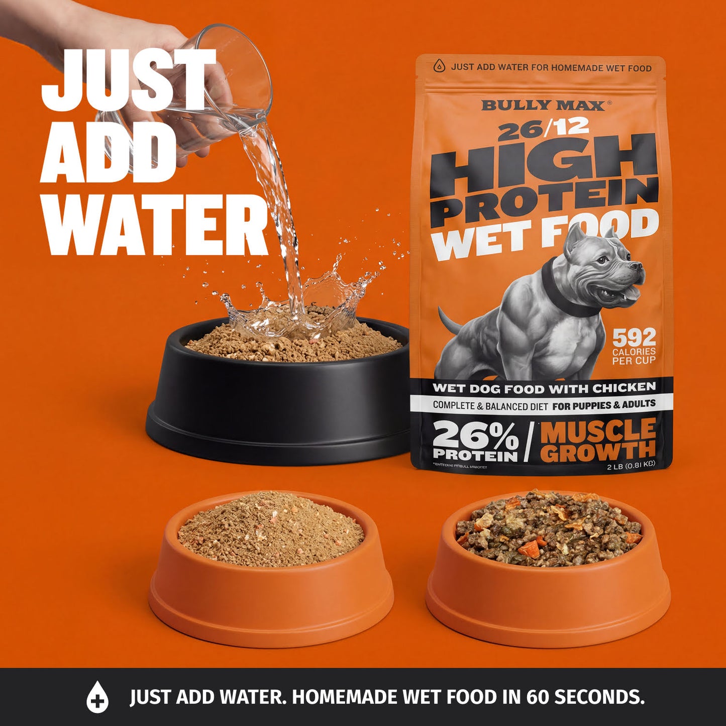 Bully Max 26/12 High Protein Chicken Wet Dog Food