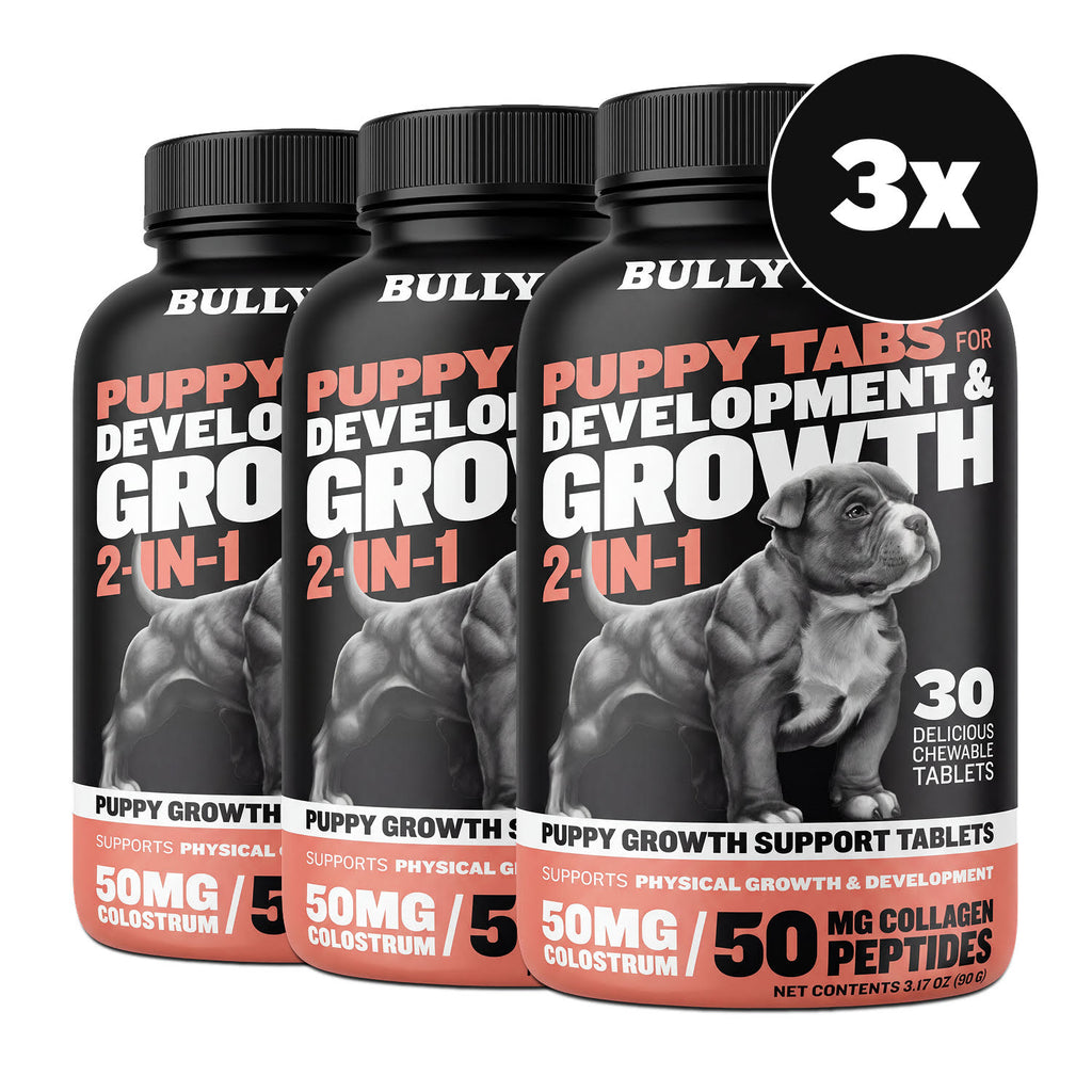 Bully Max Puppy Tabs for Development & Growth