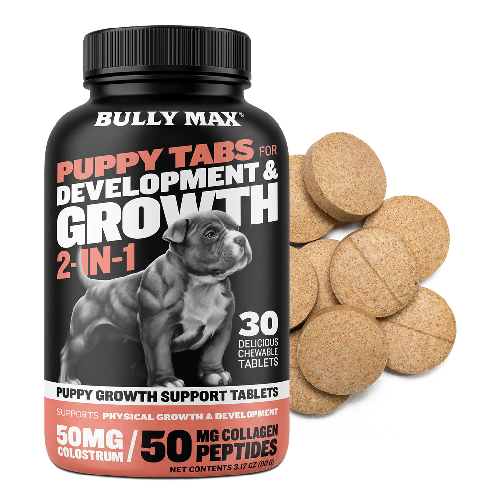 Bully Max Puppy Tabs for Development & Growth