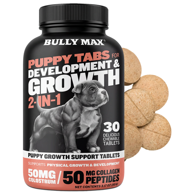 Bully Max Puppy Tabs for Development & Growth