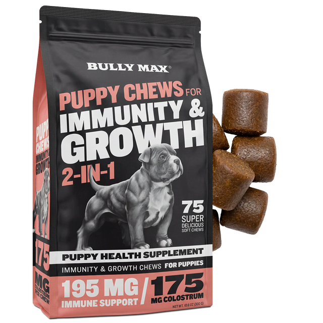 Bully Max Puppy Chews for Immunity & Growth