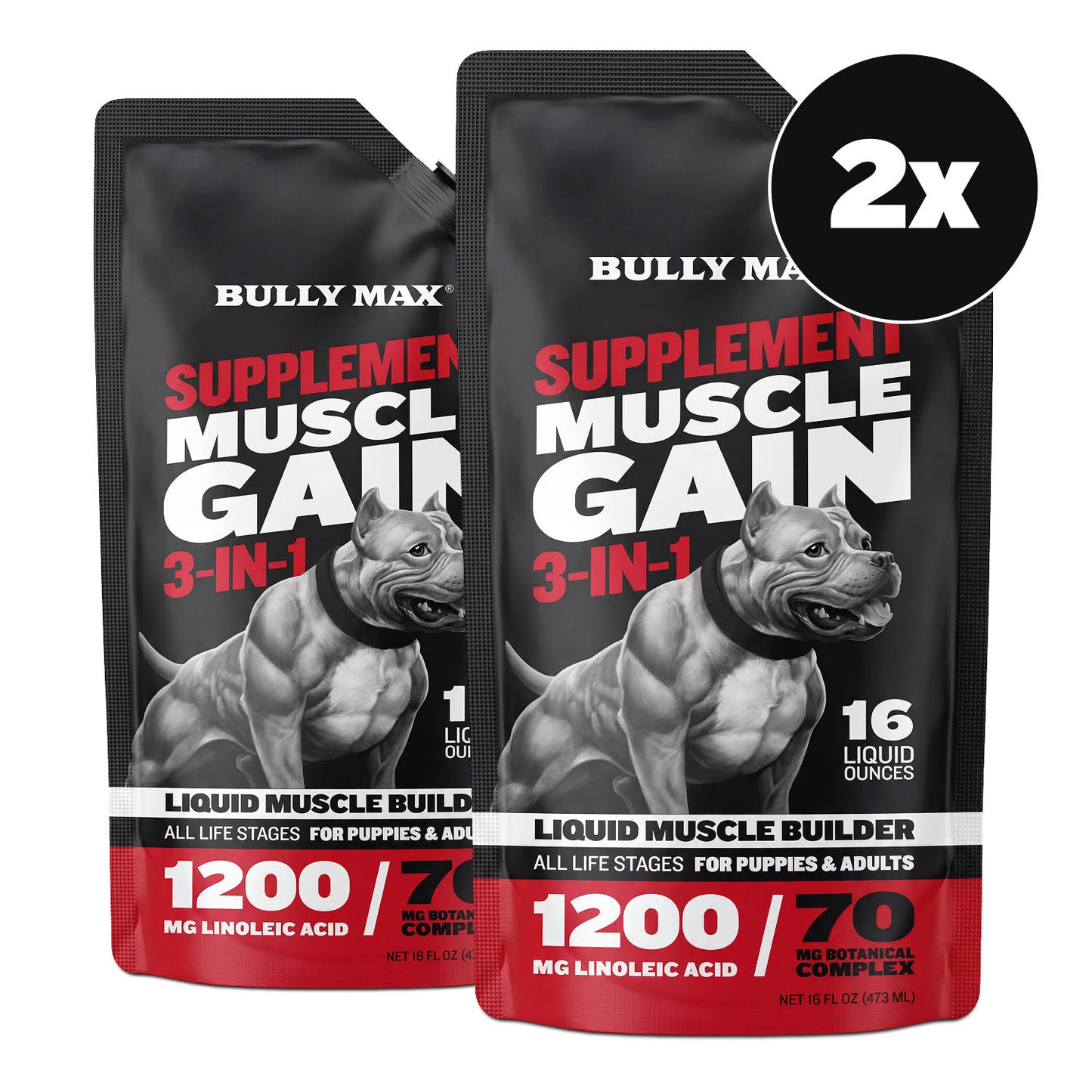 Bully Max Liquid Muscle Gain Supplement