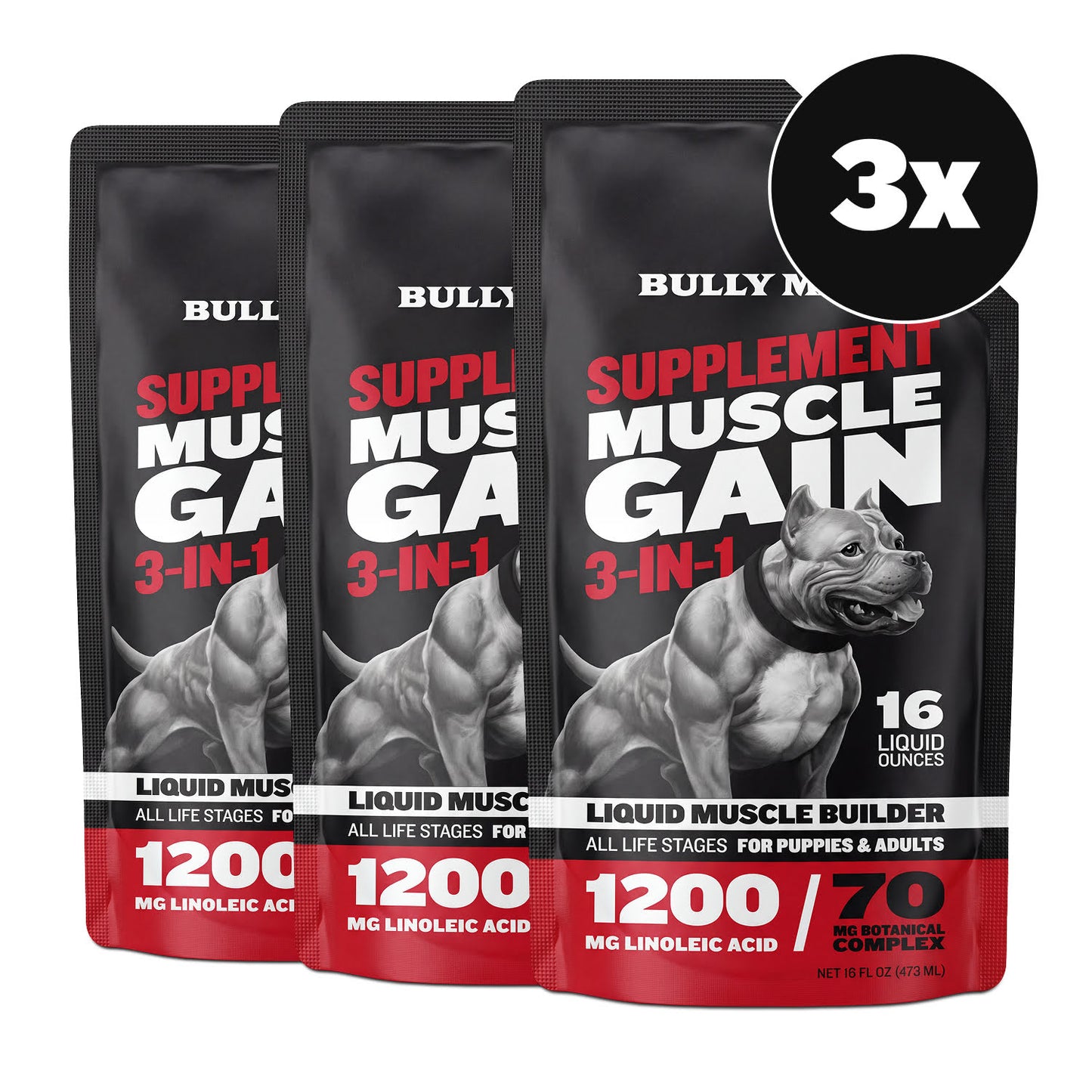 Bully Max Liquid Muscle Gain Supplement