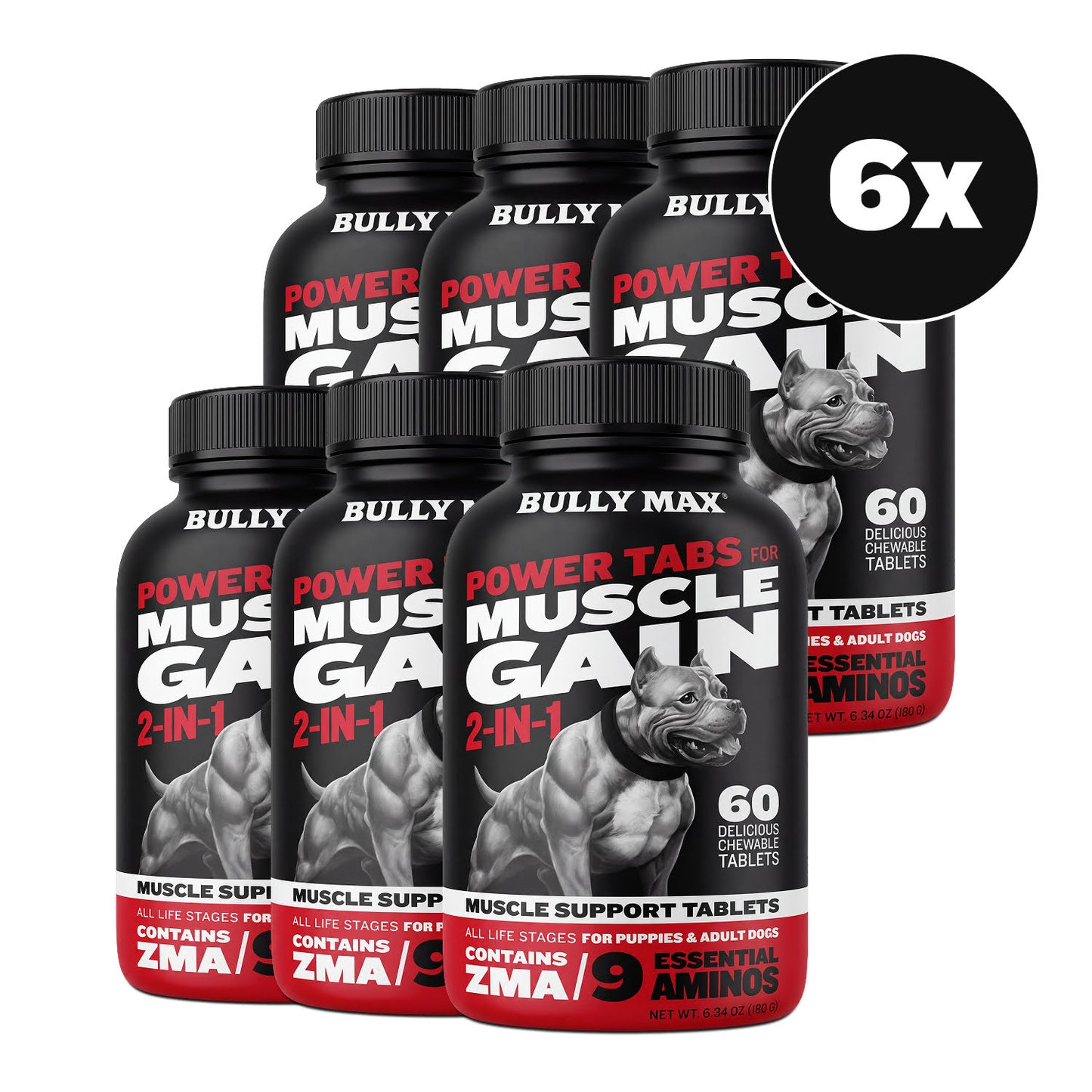 Bully Max Power Tabs for Muscle Gain