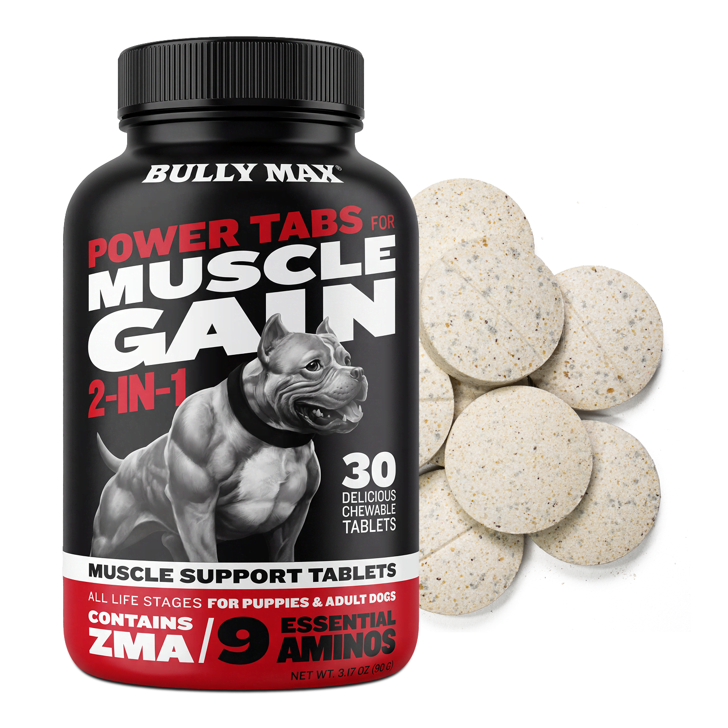 Bully Max Power Tabs for Muscle Gain