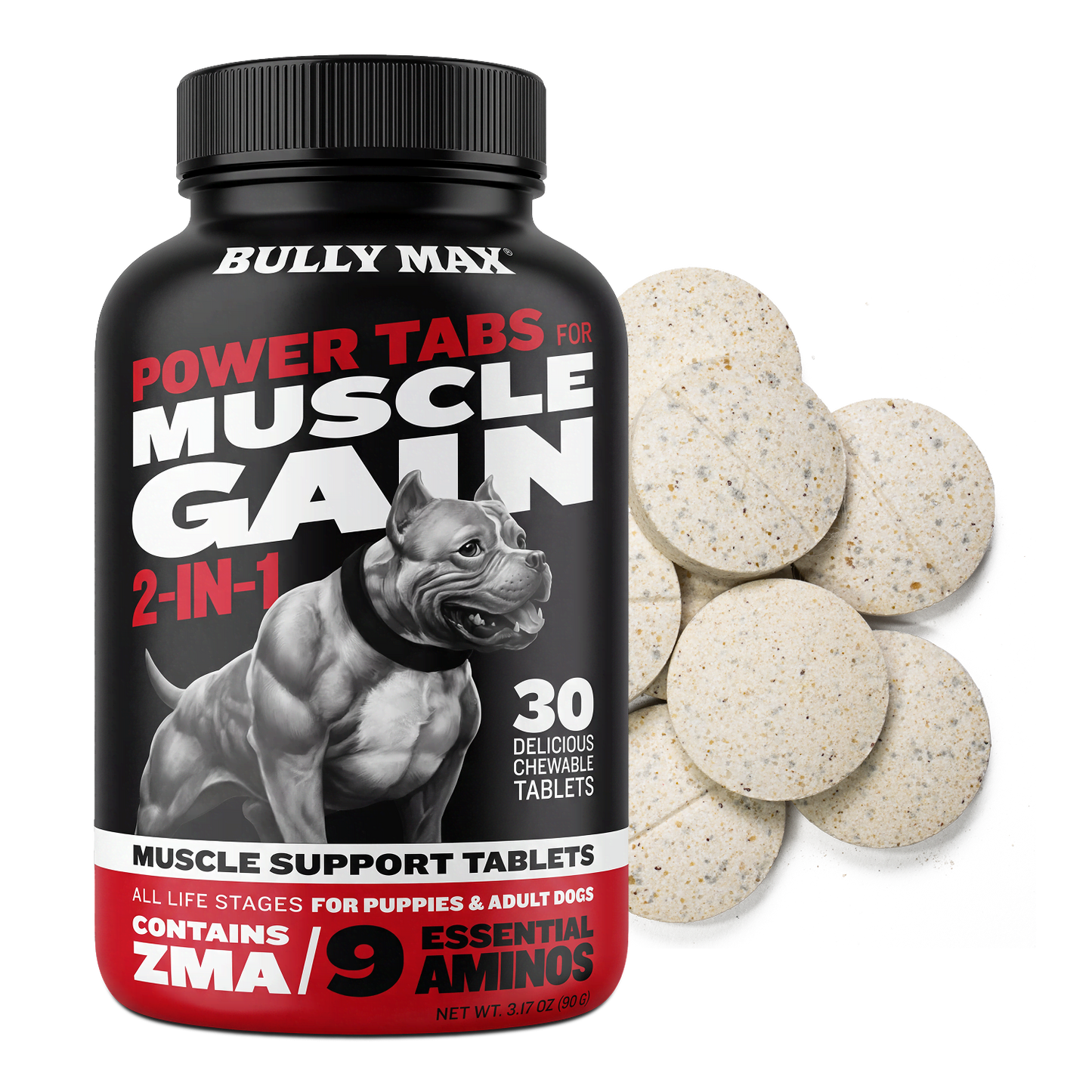 Bully Max Power Tabs for Muscle Gain