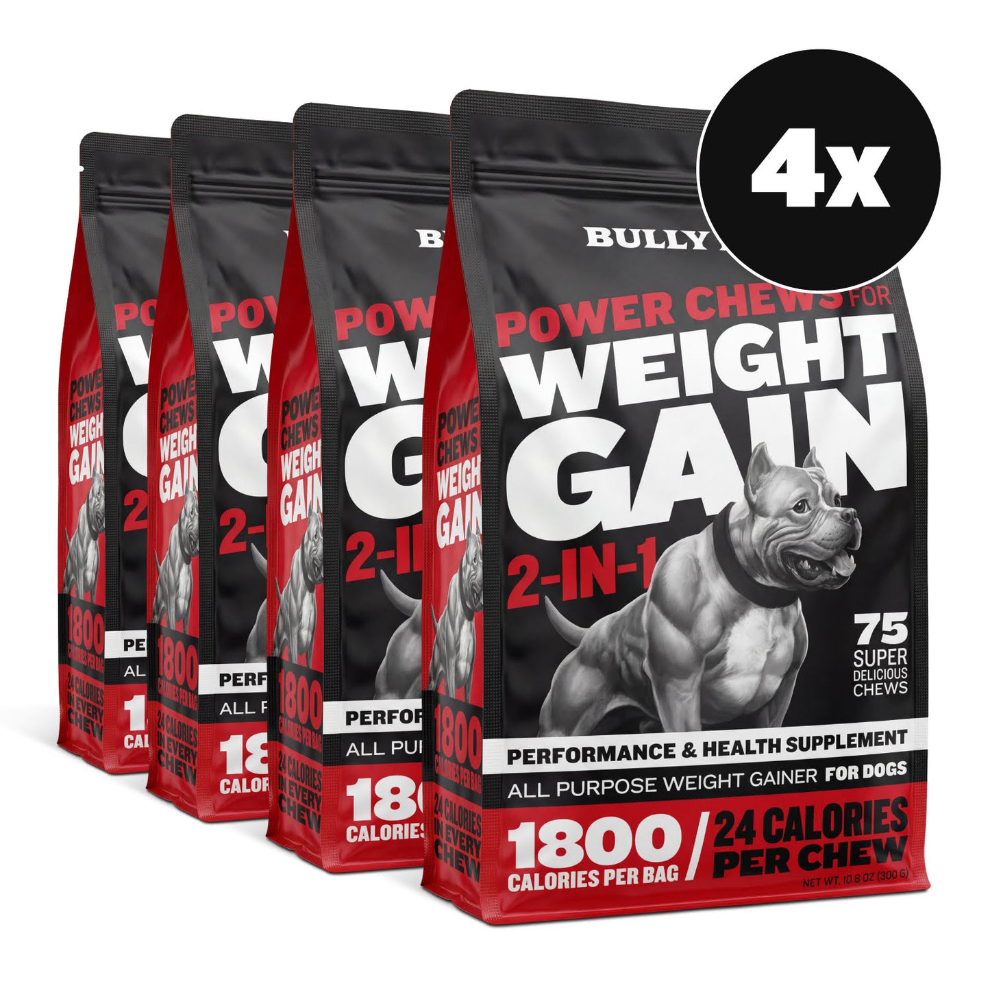 Bully Max Power Chews for Weight Gain