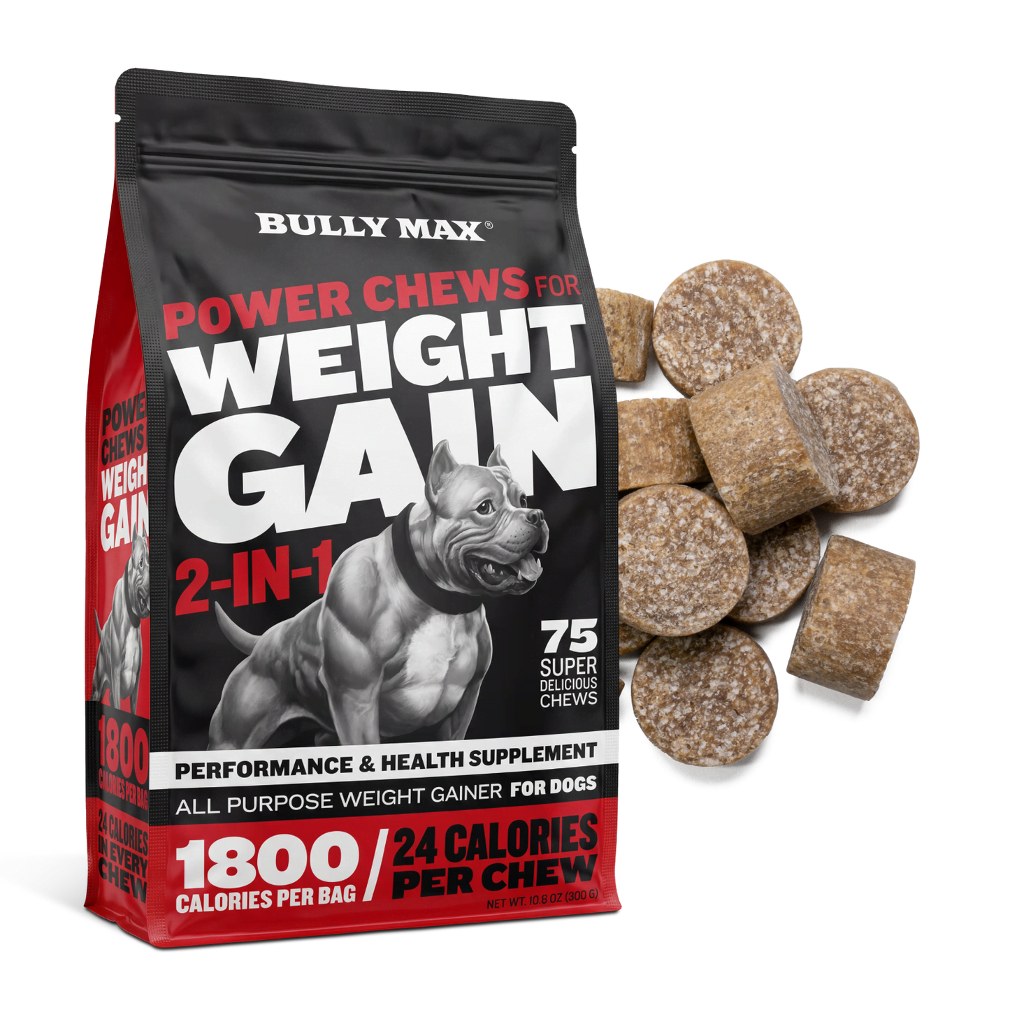 Bully Max Power Chews for Weight Gain