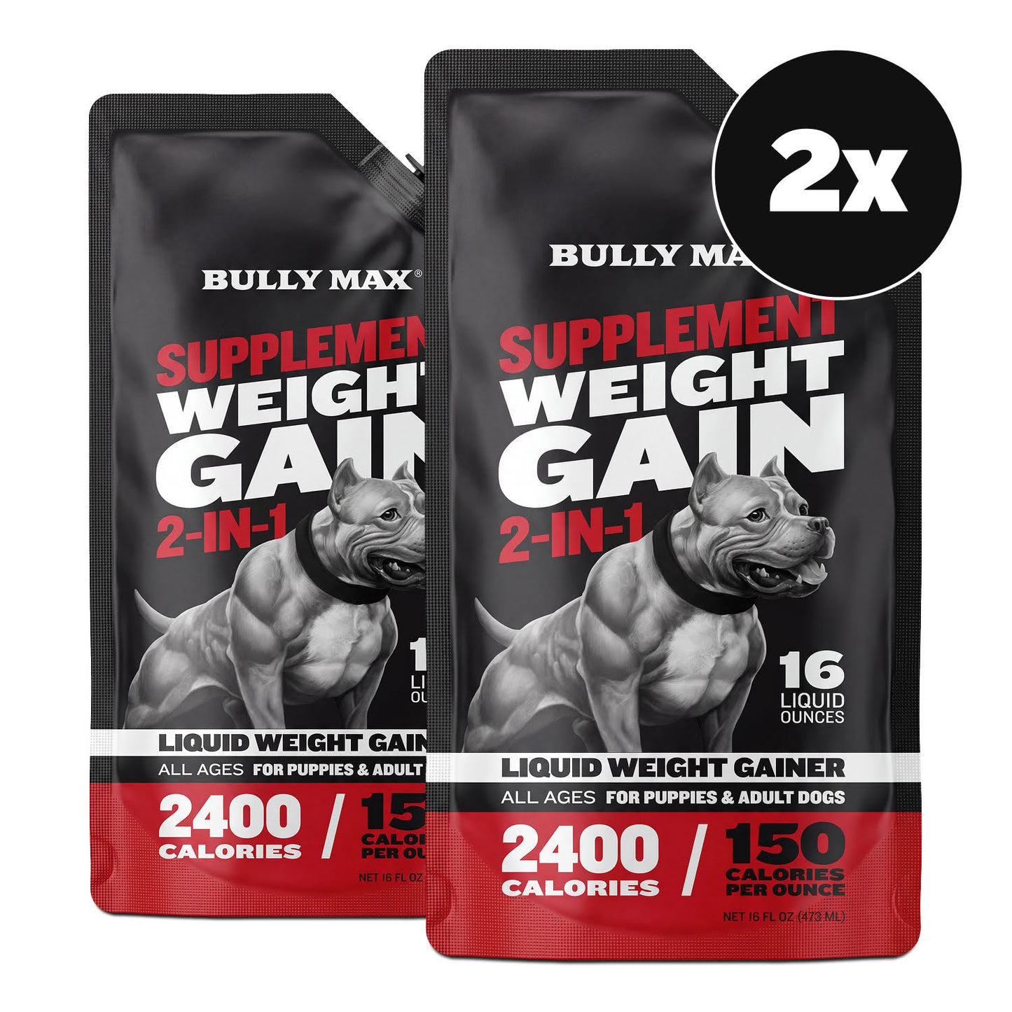 Bully Max Liquid Weight Gainer 2-in-1