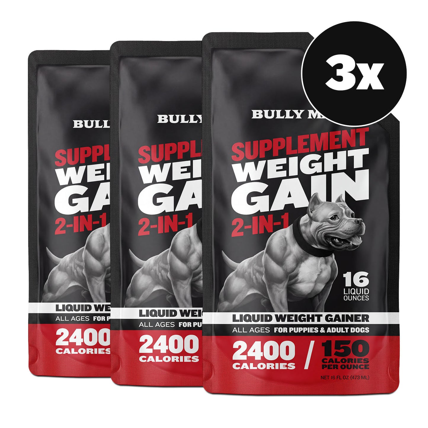 Bully Max Liquid Weight Gainer 2-in-1