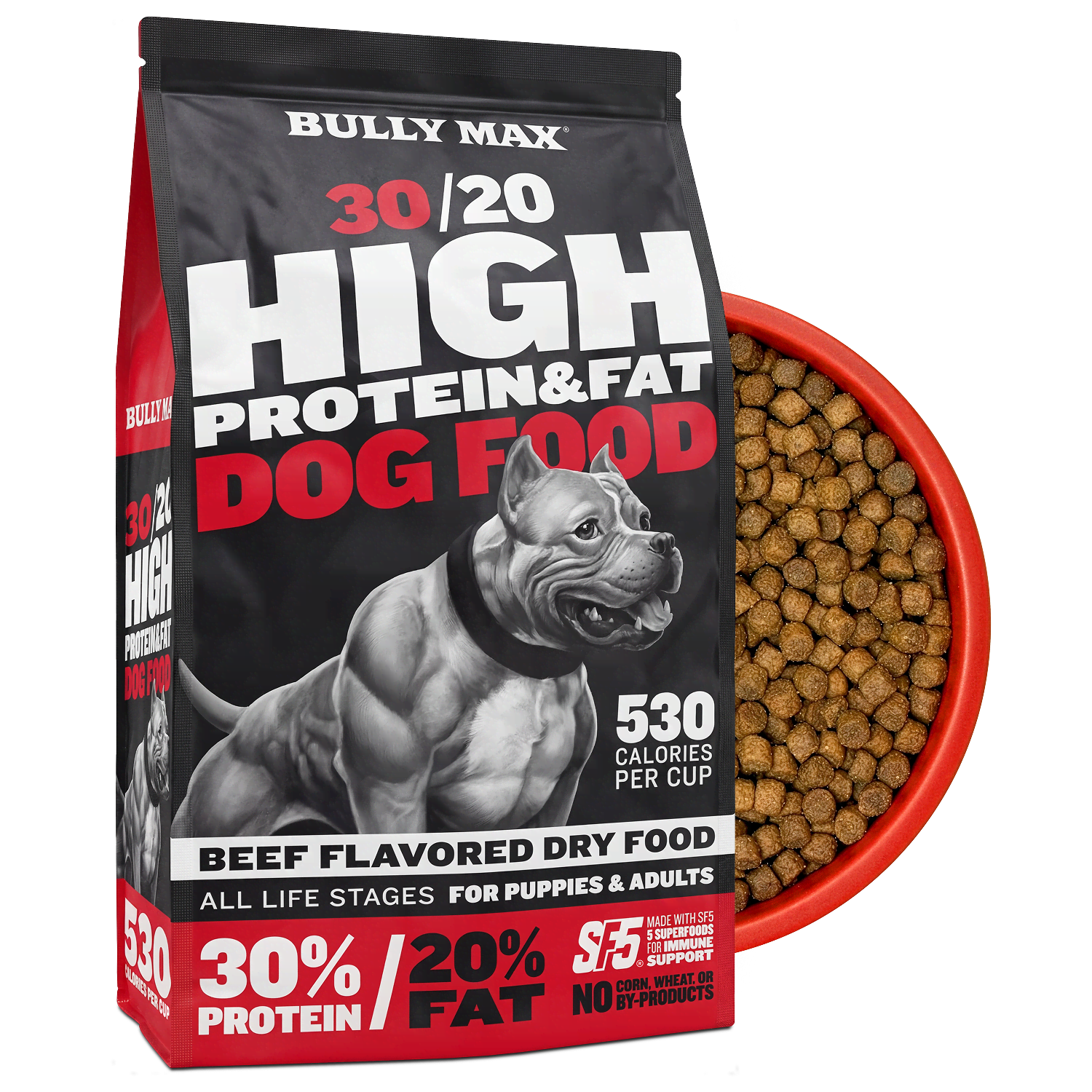 Bully Max 30/20 High Protein Beef Dog Food