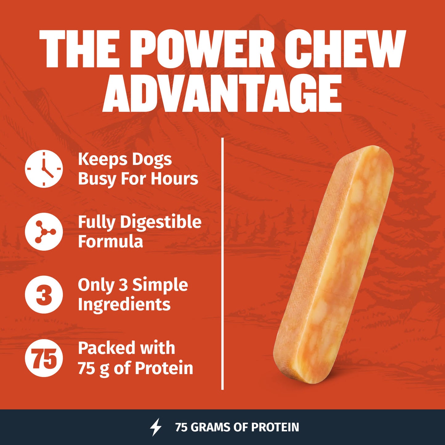 High Protein Power Chew - Bacon