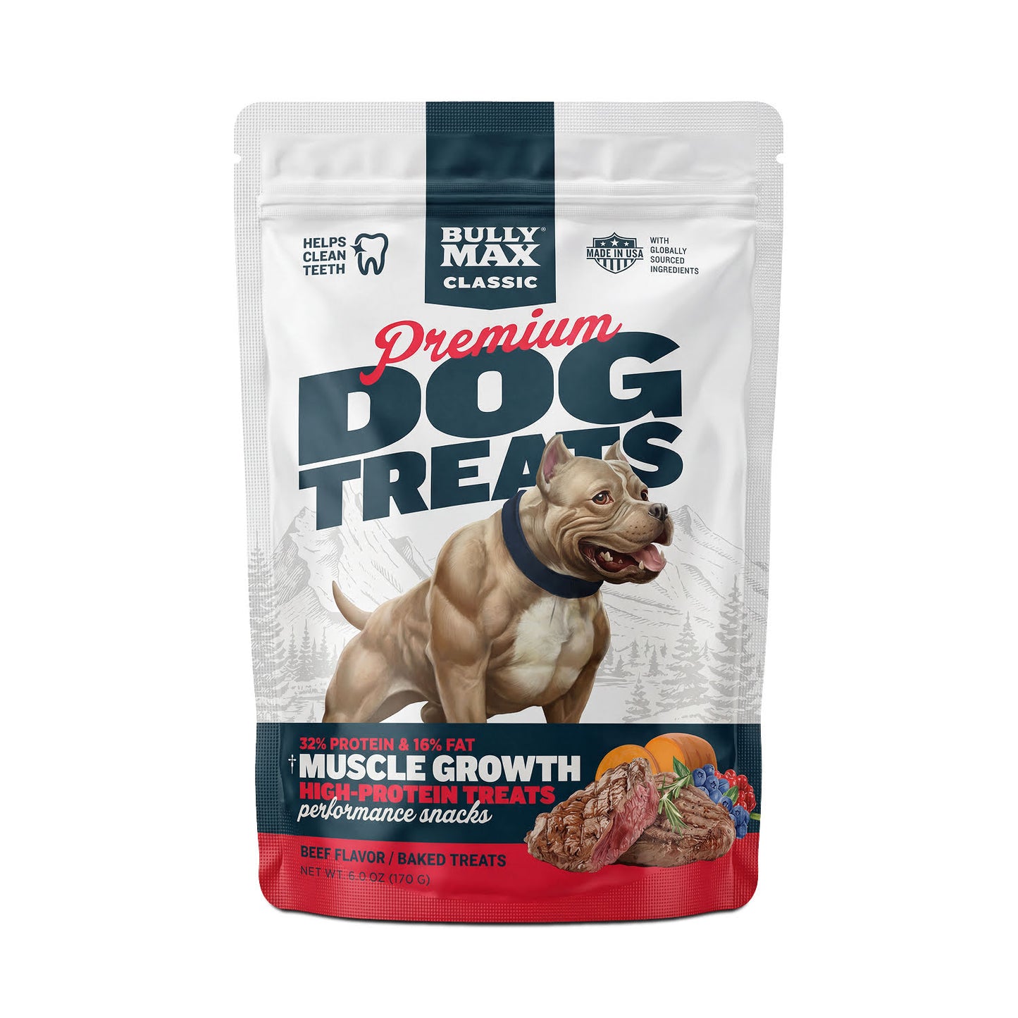 Bully Max Classic Premium High-Protein Beef Dog Treats