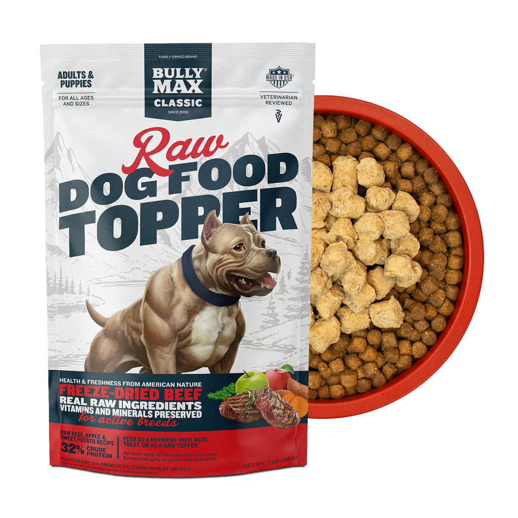 Bully Max Freeze-Dried Raw Dog Food Toppers Beef Flavor