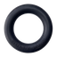 Black Bully Max heavy-duty chew ring dog toy, a natural rubber ring embossed with the Bully Max name