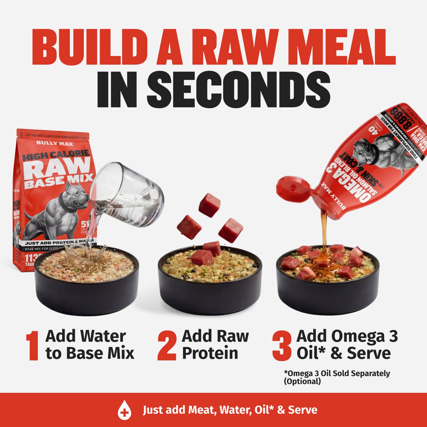 Bully Max High Calorie Raw Base Mix