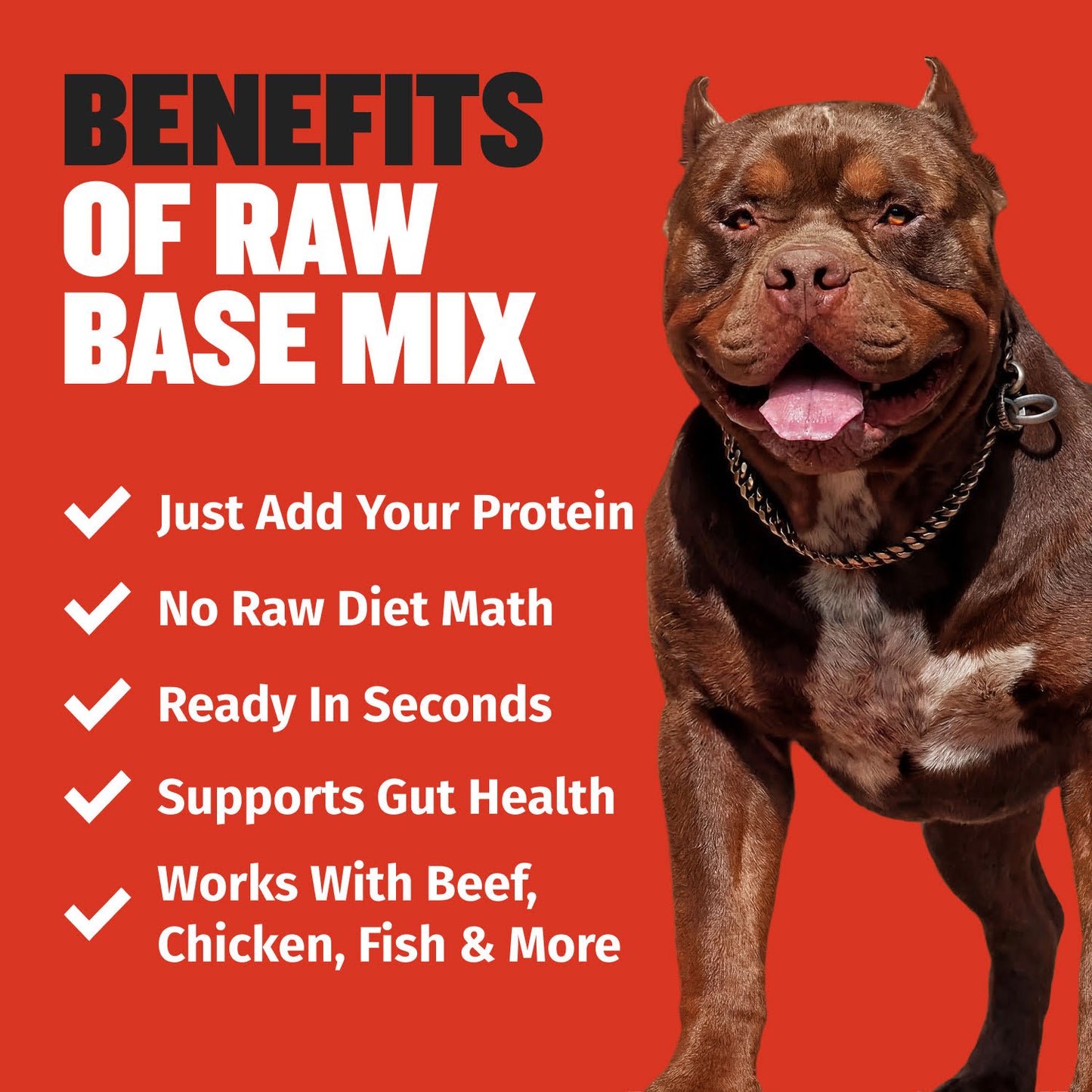 Bully Max High Calorie Raw Base Mix