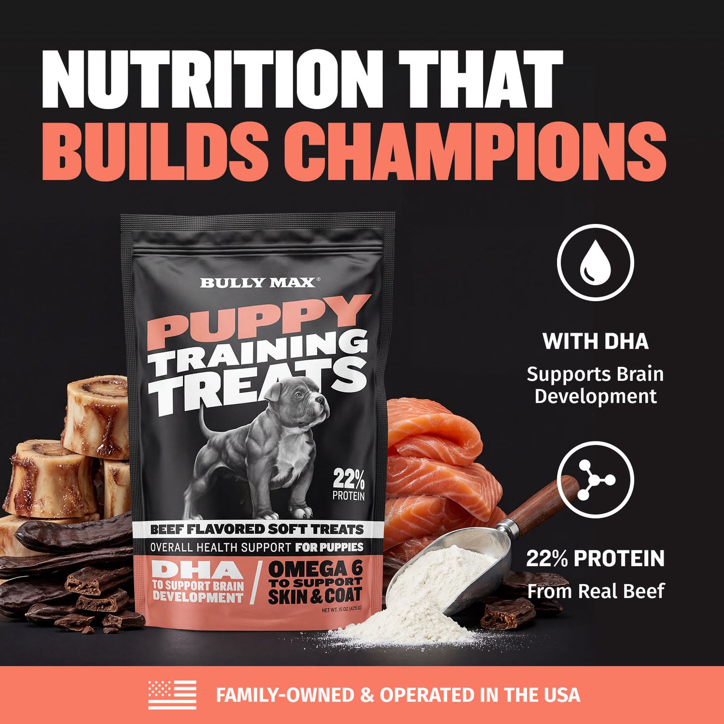 Bully Max Puppy Training Treats