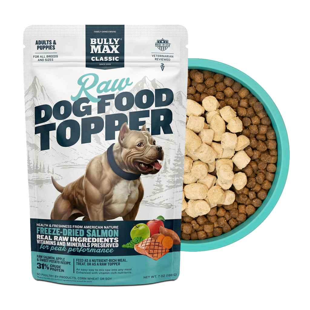 Bully Max Freeze-Dried Raw Dog Food Toppers Salmon Flavor