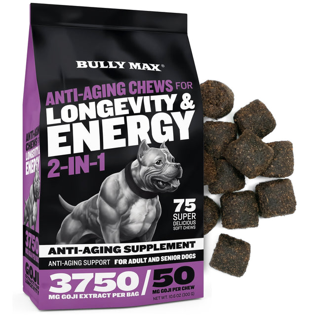 Bully Max Anti-Aging Chews for Longevity & Energy