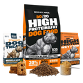 Treats, Dry Food, & Wet Food - Bundle - Chicken Flavor