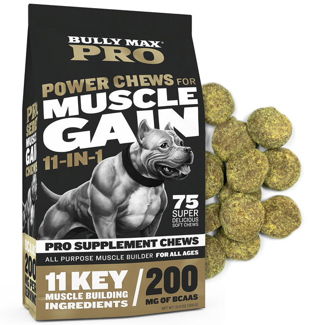 Bully Max Pro Series Power Chews for Muscle Gain
