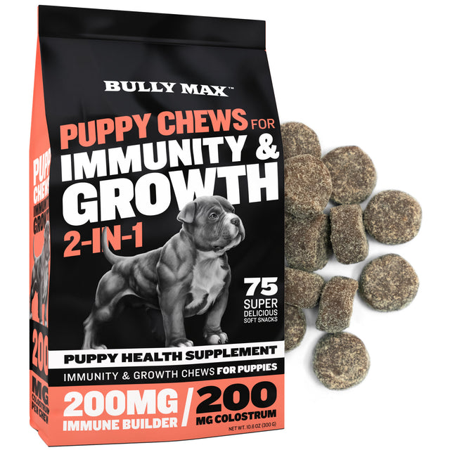 Bully Max Puppy Chews for Immunity & Growth