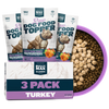 Bully Max Freeze-Dried Turkey Raw Dog Food Toppers - 3 Pack