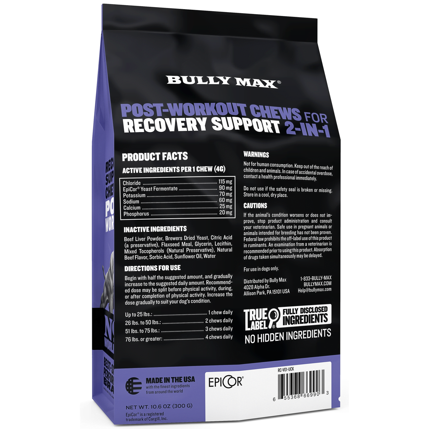 Bully max ingredients deals