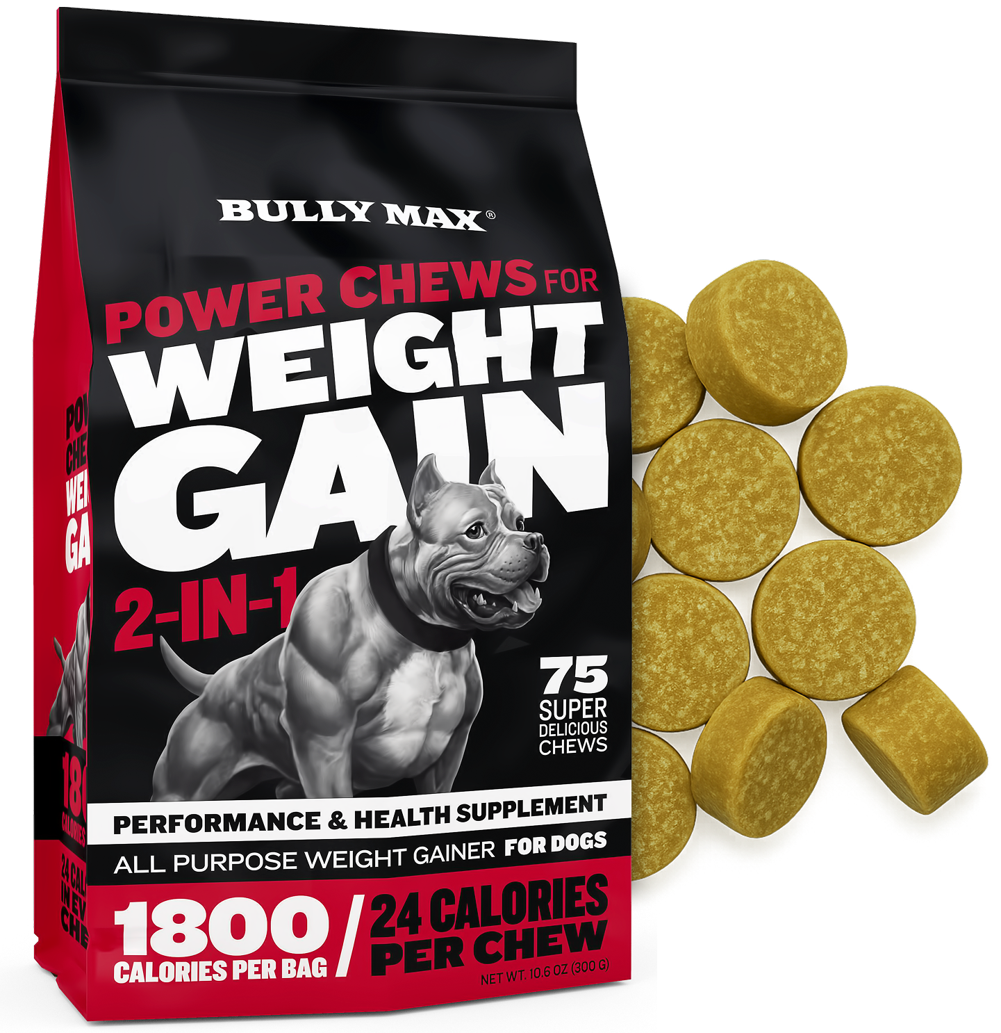 Bully Max Power Chews Weight Gain Supplement